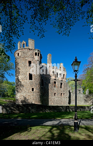 Frühling Zeit Schuss von Huntly Castle, Huntly, Moray Firth, Schottland Stockfoto