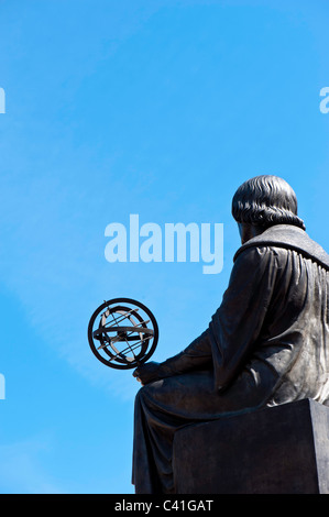 Mikolaj Kopernik Denkmal, Ulica Nowy Swiat, Warschau, Polen Stockfoto