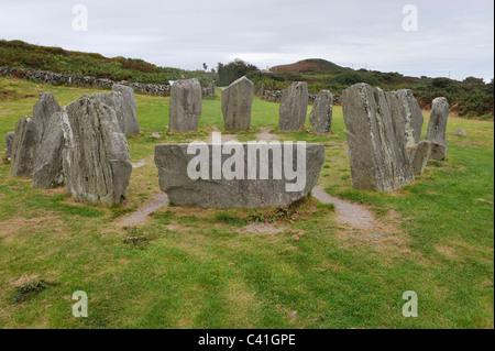 DROMBEG Stone Circle County Cork Stockfoto