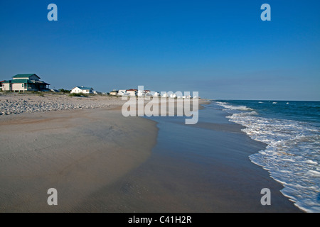 Wohnsiedlung entlang Golf von Mexiko St George Island Florida USA Stockfoto