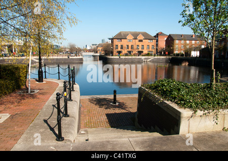 St.-Francis-Becken, Salford Quays, Manchester, UK Stockfoto