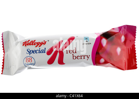 Kelloggs Special K rote Beere Müsliriegel Stockfoto