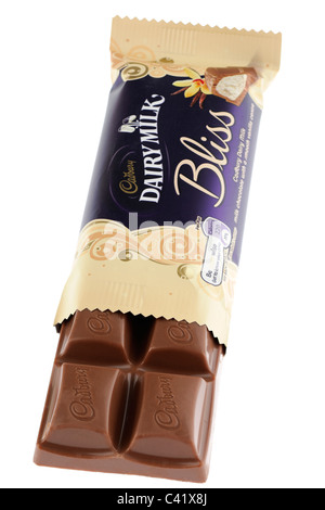 Bar von Cadbury Kuhmilch Bliss Stockfoto