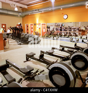 Abschluss der Sanierung Kanonen Health Club London Stockfoto