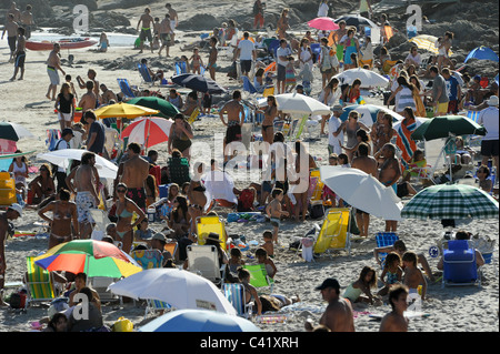 URUGUAY, Bad mit Meer und Strand La Barra Stockfoto