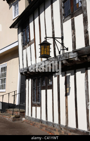 Detail der Swan Hotel in Lavenham Suffolk Stockfoto