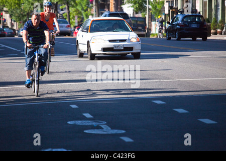 Radfahrer in Washington, D.C. Stockfoto