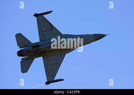 RNLAF F-16 Jet auf der RAF Leuchars Airshow 2009, Fife, Schottland Stockfoto