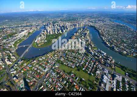 Luftaufnahme von Brisbane, Australien Stockfoto