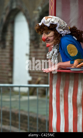 Das ist der Weg, es zu tun. Ein Ablenkungsmanöver zeigen in Brighton durchgeführt Stockfoto