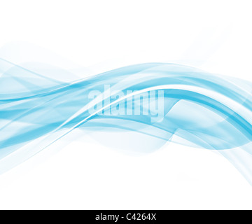 Abstrakte moderne futuristischen weißen und blauen Hintergrund Stockfoto