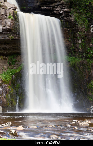 Thornton Force Wasserfall auf dem Ingleton Wasserfall Trail, North Yorkshire Stockfoto