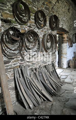 Morwellham Quay Devon England: Teil der historischen Exponate Stockfoto