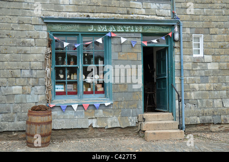 Morwellham Quay Devon England: Teil der historischen Exponate Stockfoto