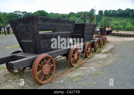 Morwellham Quay Devon England: Teil der historischen Exponate Stockfoto