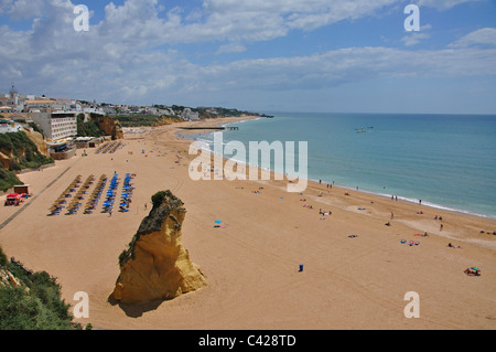 Praia de Peneco, Albufeira, Algarve, Portugal Stockfoto