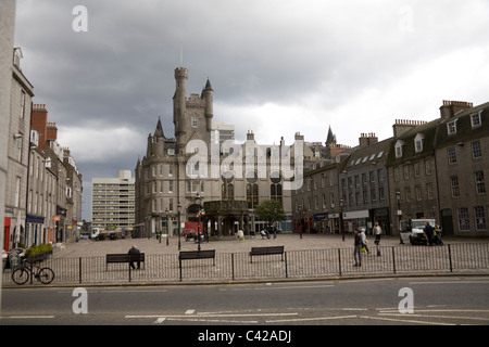 Aberdeen Schottland Großbritannien Granary, mit der Heilsarmee Zitadelle kronenmutter Gebäude historische Architektur Platz Stockfoto