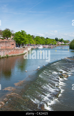 Der Fluss Dee, Chester, Cheshire, England. Stockfoto