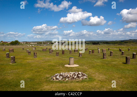 Woodhenge Wiltshire UK Stockfoto