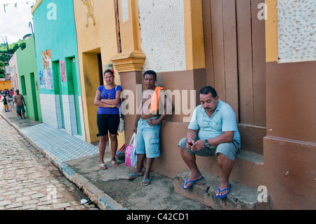 Dorf von Sao Benedito Do Sul im Nordosten Brasiliens, Pernambuco Stockfoto