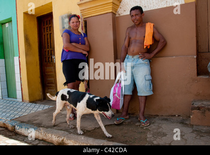 Dorf von Sao Benedito Do Sul im Nordosten Brasiliens, Pernambuco Stockfoto