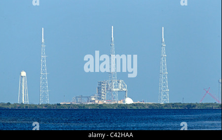 Startrampe in Cape Canaveral, Florida. Stockfoto