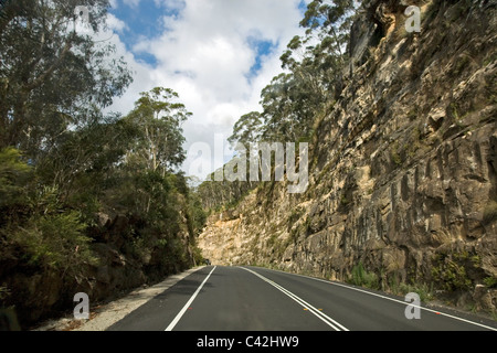 Outback Asphaltstraße Au Blue Mountains Stockfoto
