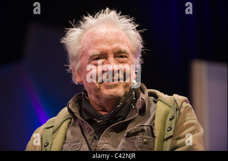 Legendären Fotografen David Bailey, abgebildet bei Hay Festival 2011 Stockfoto