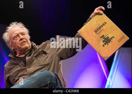 Legendären Fotografen David Bailey, abgebildet bei Hay Festival 2011 Stockfoto