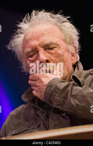 Legendären Fotografen David Bailey, abgebildet bei Hay Festival 2011 Stockfoto