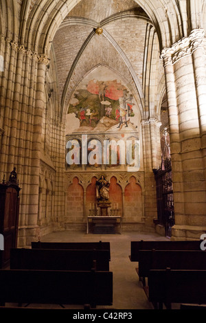 Kapelle St. Theresia in der Kathedrale von Santa Maria. León, Spanien. Stockfoto