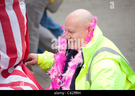 Die Parade am Birmingham Gay Pride 2011. Stockfoto