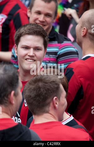 Die Parade am Birmingham Gay Pride 2011. Stockfoto