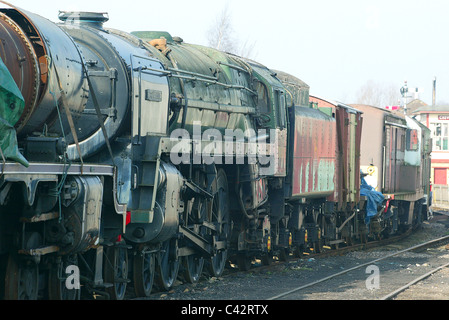 APT, Advance Passenger Train, Dampfmaschinen, Klasse 31. Crewe Heritage Centre, früher Crewe Bahnhof Alter ist ein Eisenbahn-mu Stockfoto