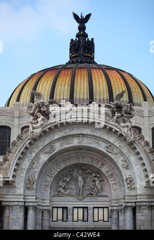 Palacio de Bellas Artes / Palast der schönen Künste Mexiko-Stadt Mexiko Stockfoto