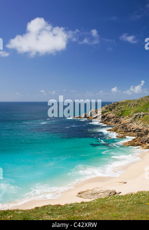 Porth Kapelle Strand, West Cornwall, England, UK Stockfoto