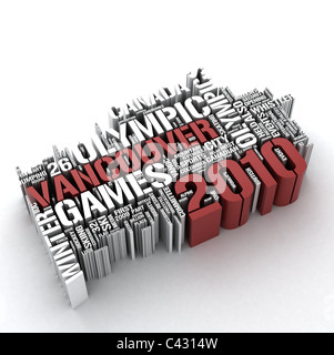 Spiele Vancouver 2010 Stockfoto