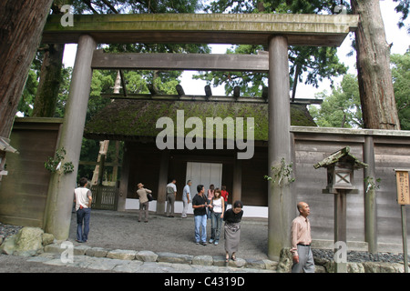 Das Gelände des Ise-Jingu Schrein in Ise Halbinsel, Japan. Stockfoto