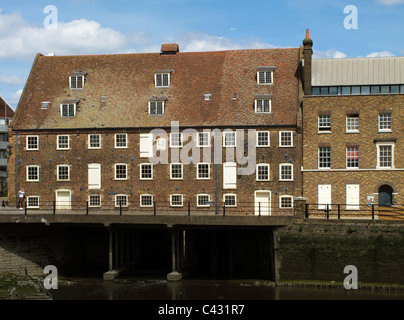 Haus Mühle, drei Mühlen Island, London, England Stockfoto