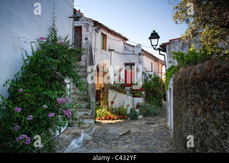 Mittelalterliche Altstadt, Castelo de Vide Dorf, Alentejo, Portugal Stockfoto