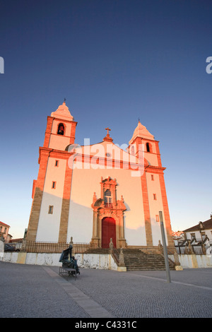 Ingreja de Santa Maria da Devesa, Castelo de Vide Dorf, Alentejo, Portugal Stockfoto