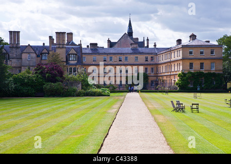 Das Gelände des Trinity College, Universität Oxford, Oxfordshire, England, UK, Großbritannien Stockfoto