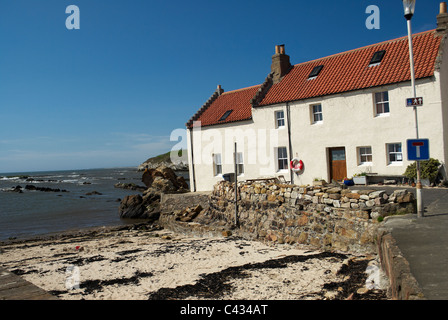 Traditionelle Hütte Pittenweem Stockfoto