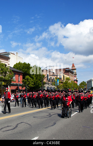 Victoria Day-Parade in Victoria, BC, Mai 2011. Stockfoto