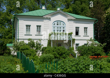 Das Kuzminski Haus am Leo Tolstoy Estate in Jasnaja Poljana, Russland Stockfoto