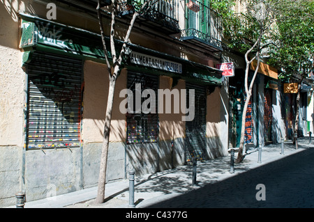 Malasaña, Madrid, Spanien Stockfoto