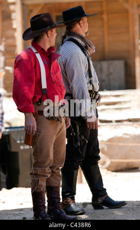 Cowboys auf der Ranch Filmstudio der Melodie Stockfoto