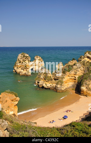 Praia Camilo, Lagos, Lagos Gemeinde, Region Distrikt Faro, Algarve, Portugal Stockfoto