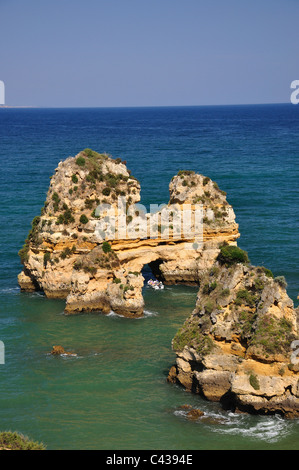 Praia Camilo, Lagos, Lagos Gemeinde, Region Distrikt Faro, Algarve, Portugal Stockfoto