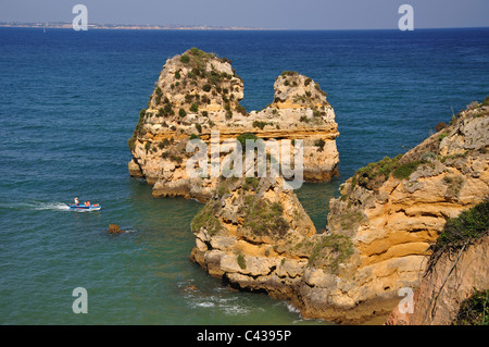 Praia Camilo, Lagos, Lagos Gemeinde, Region Distrikt Faro, Algarve, Portugal Stockfoto